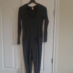 Smash + Tess Charcoal Wednesday Romper XXS